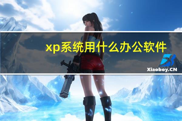 xp系统用什么办公软件