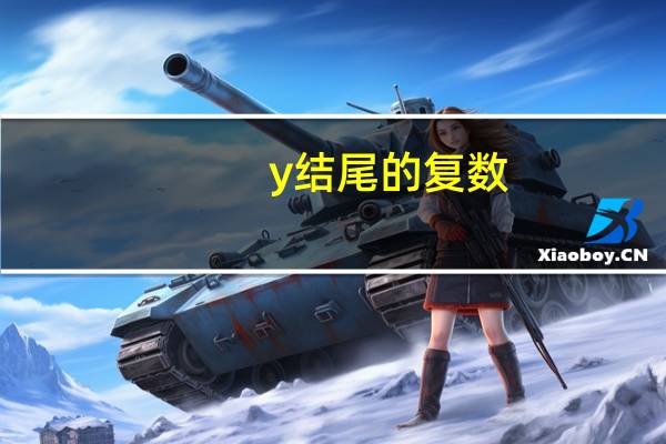 y结尾的复数