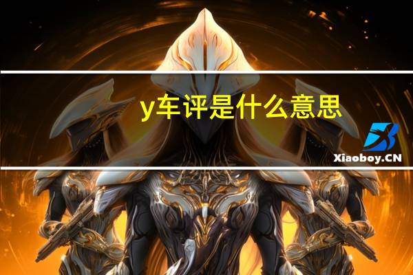y车评是什么意思