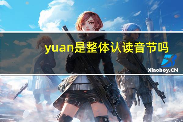 yuan是整体认读音节吗