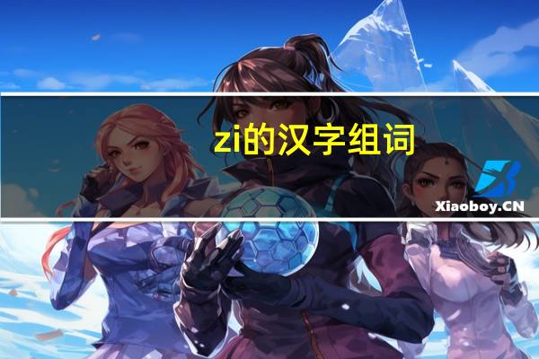 zi的汉字组词