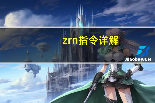 zrn指令详解