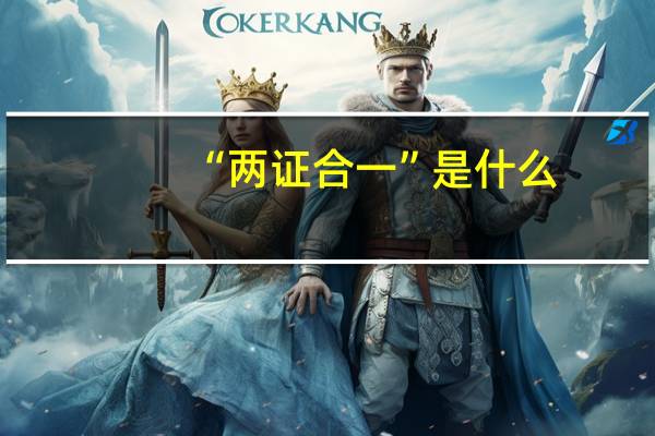 “两证合一”是什么
