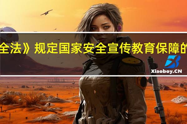 《国家安全法》规定国家安全宣传教育保障的内容包括哪些