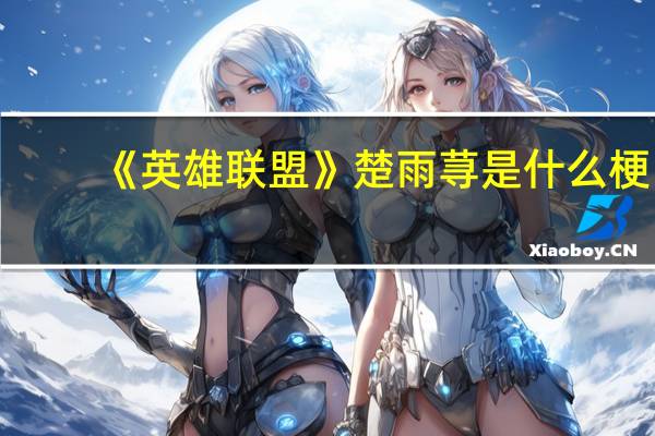《英雄联盟》楚雨荨是什么梗