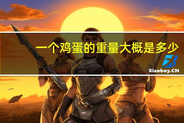 一个鸡蛋的重量大概是多少