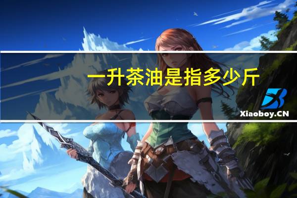 一升茶油是指多少斤