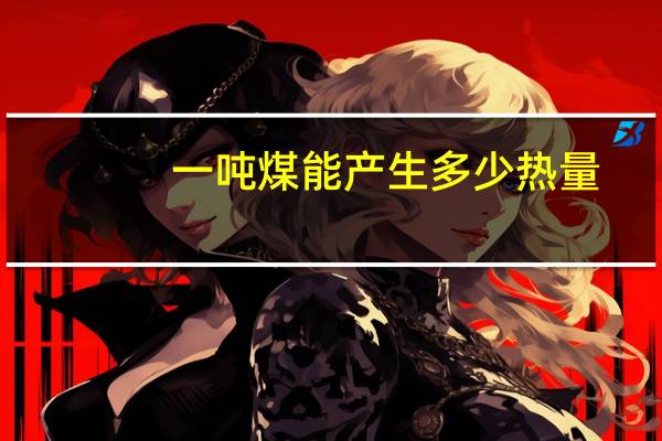一吨煤能产生多少热量