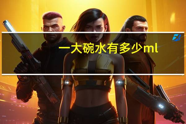 一大碗水有多少ml