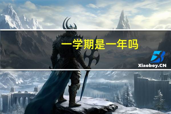 一学期是一年吗