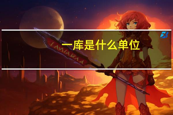 一库是什么单位
