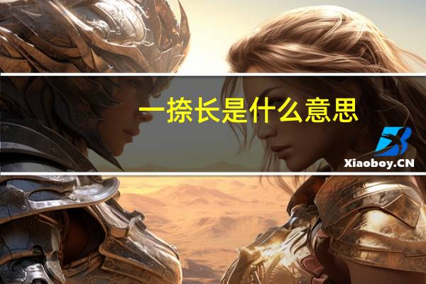 一捺长是什么意思