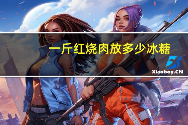 一斤红烧肉放多少冰糖