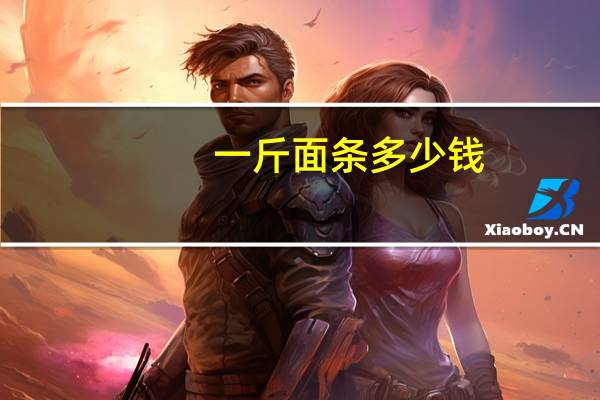 一斤面条多少钱