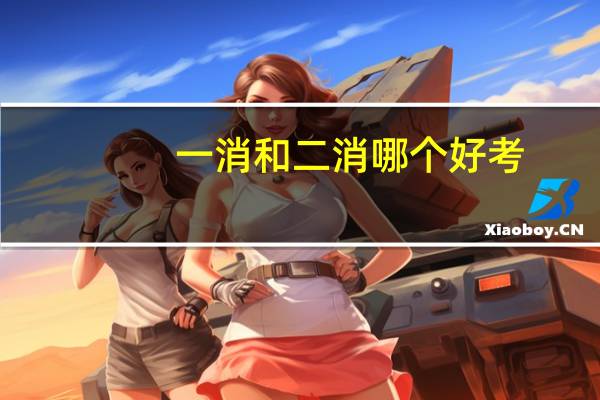 一消和二消哪个好考