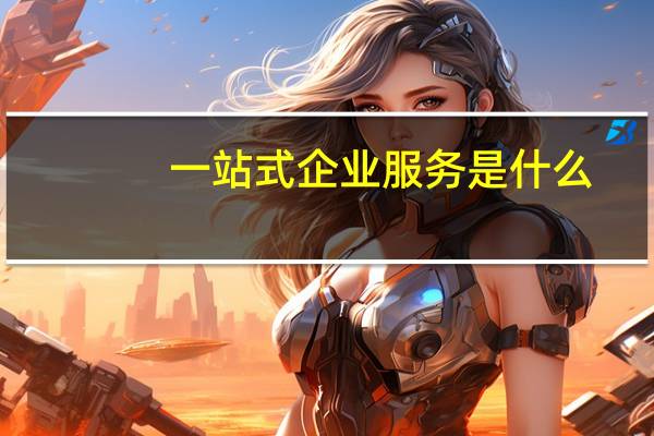 一站式企业服务是什么