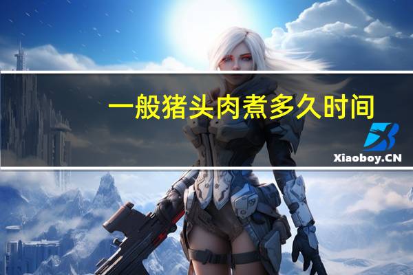 一般猪头肉煮多久时间