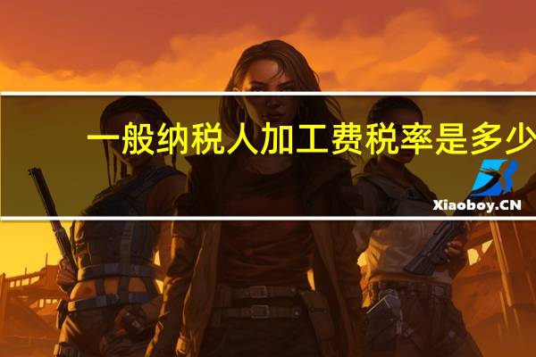 一般纳税人加工费税率是多少