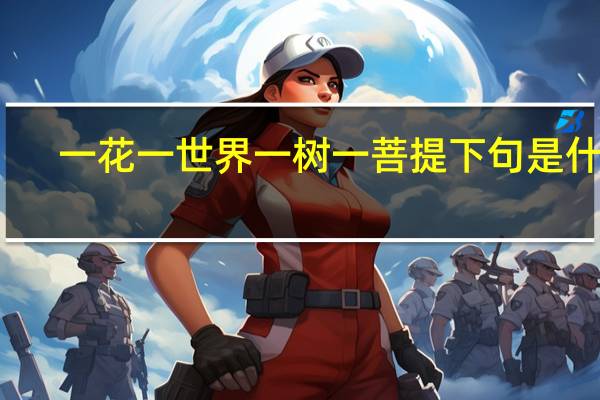 一花一世界一树一菩提下句是什么