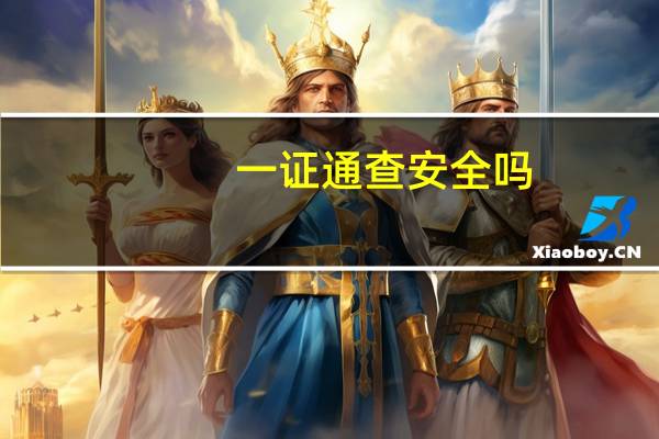 一证通查安全吗