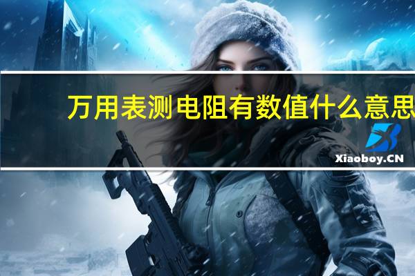 万用表测电阻有数值什么意思