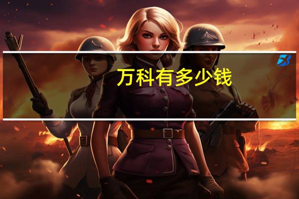 万科有多少钱