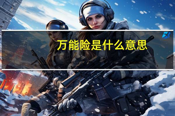 万能险是什么意思