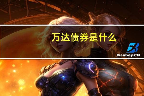 万达债券是什么