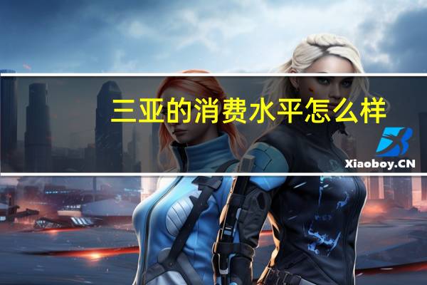 三亚的消费水平怎么样