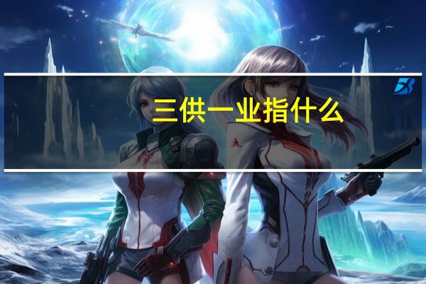三供一业指什么