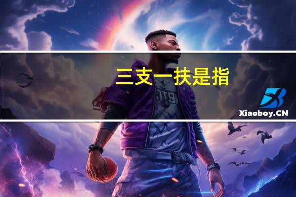 三支一扶是指