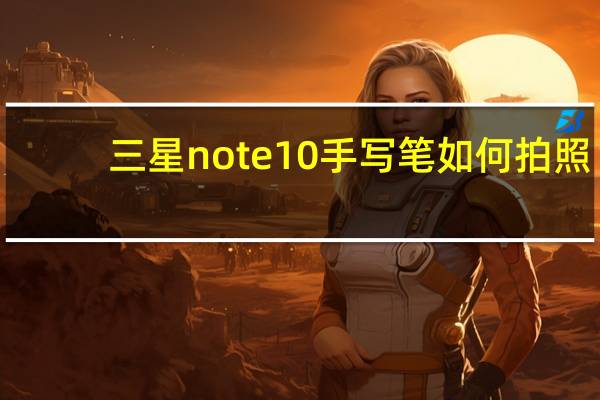 三星note10 手写笔如何拍照