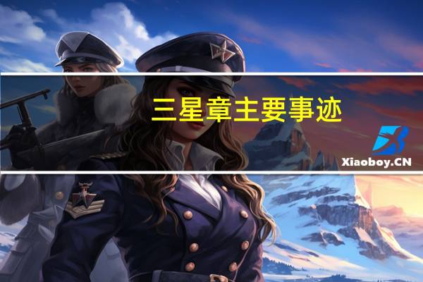 三星章主要事迹