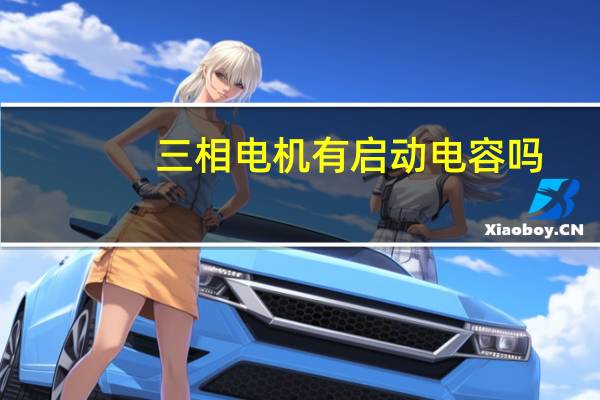 三相电机有启动电容吗