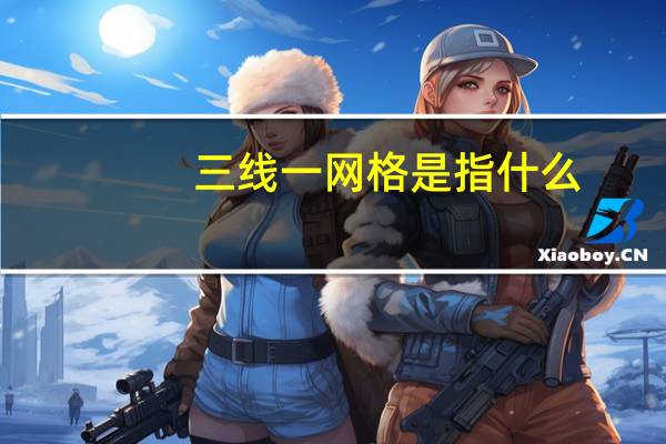 三线一网格是指什么