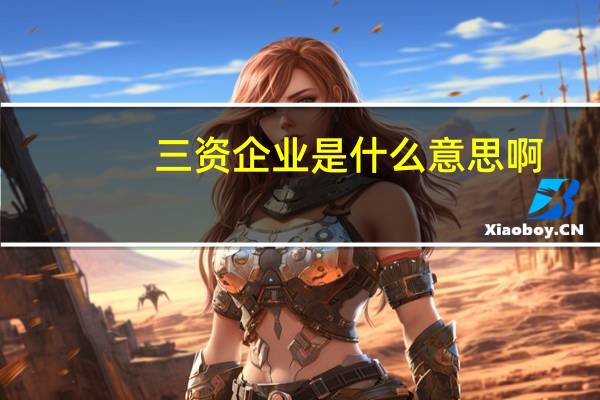 三资企业是什么意思啊