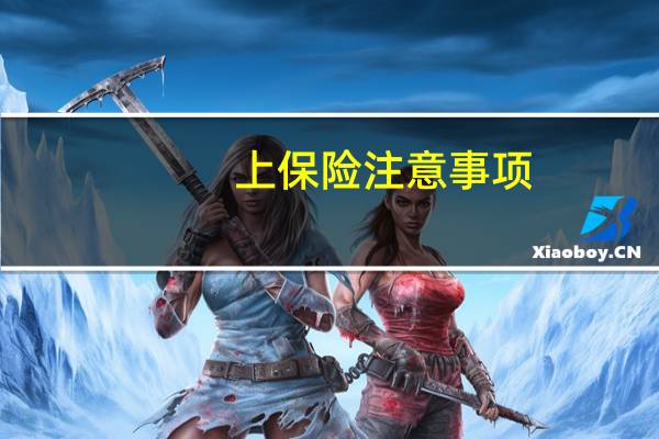 上保险注意事项