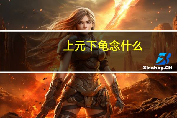 上元下龟念什么