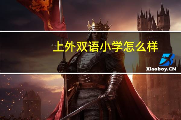 上外双语小学怎么样