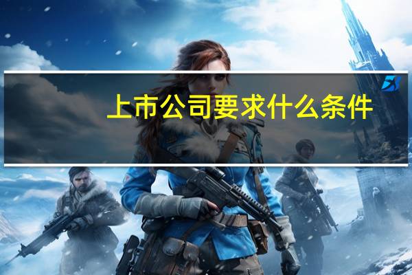 上市公司要求什么条件