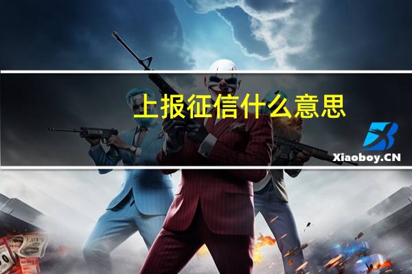 上报征信什么意思