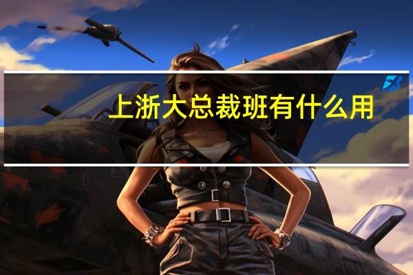 上浙大总裁班有什么用