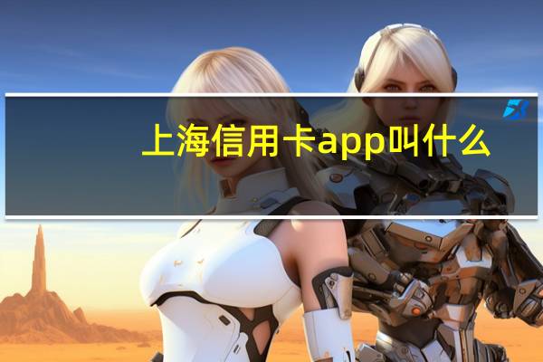上海信用卡app叫什么