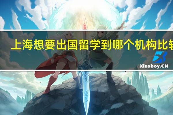 上海想要出国留学到哪个机构比较好