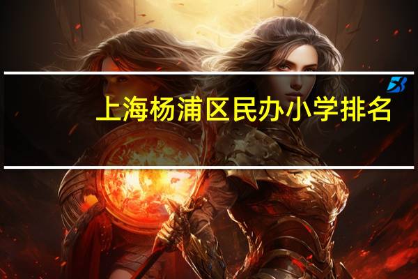 上海杨浦区民办小学排名
