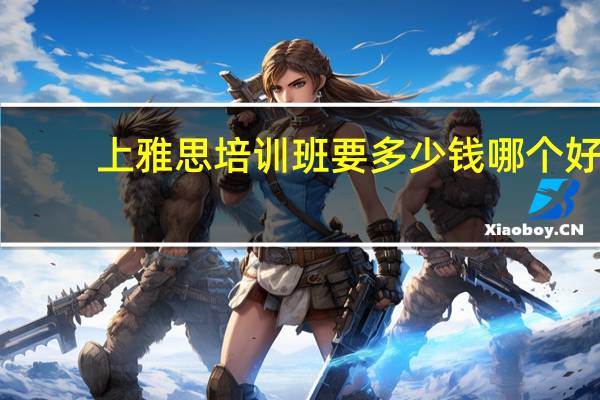上雅思培训班要多少钱哪个好
