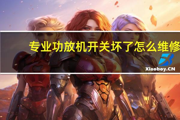 专业功放机开关坏了怎么维修