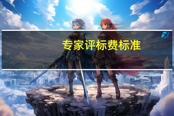 专家评标费标准