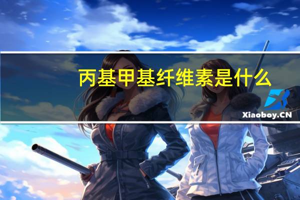 丙基甲基纤维素是什么