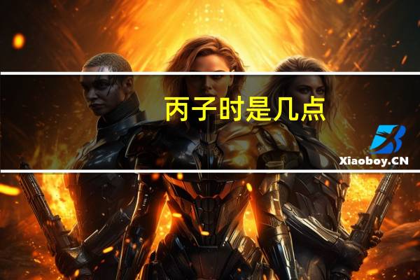 丙子时是几点